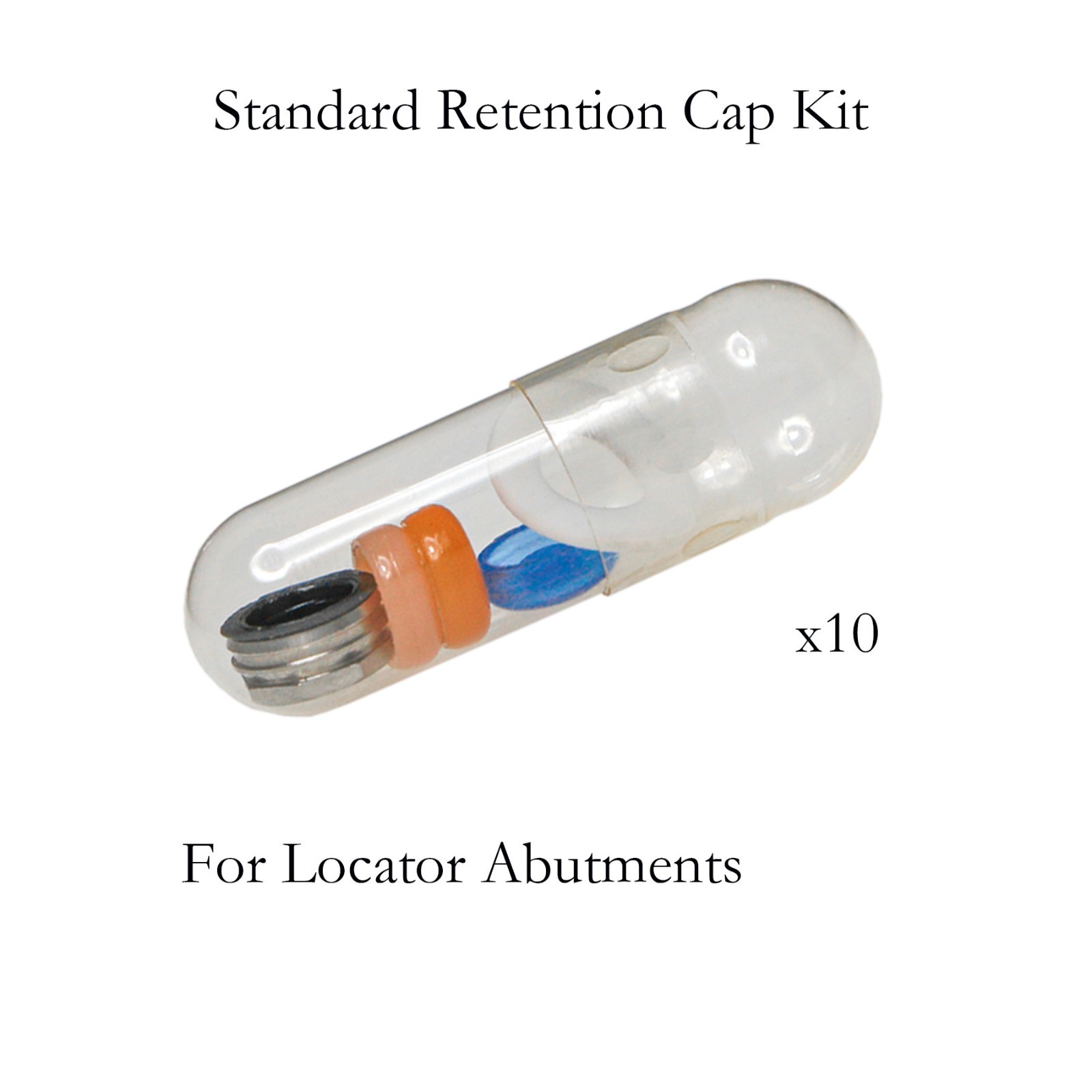 US Implans Overdenture Locator Abutment Replacement Retention Male Cap Inserts