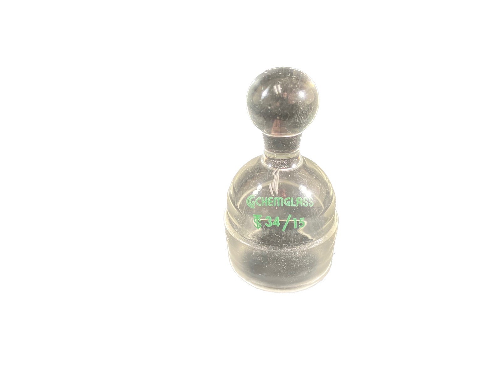 CHEMGLASS 34/15 Cylindrical TLC Developing Chamber Stopper Only CG-1181-20
