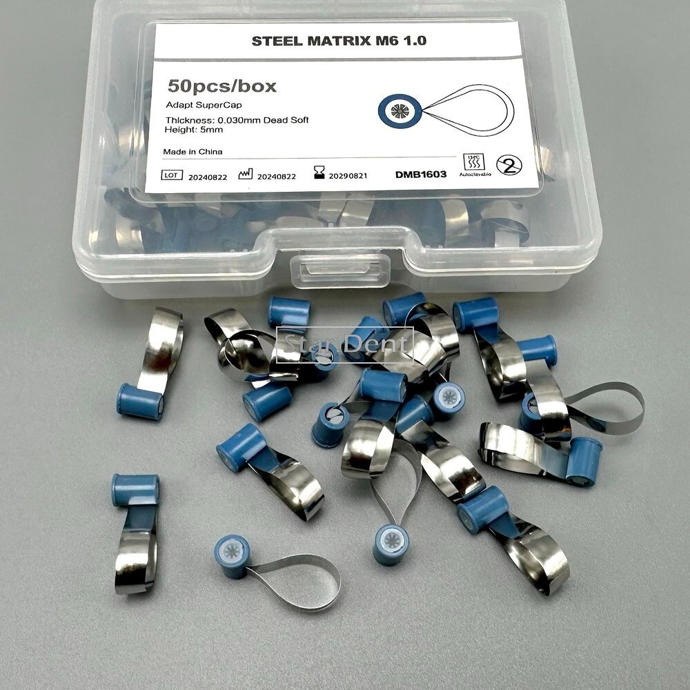 Dental Reel Matrix Bands Contoured Anatomical Matrices Soft Adapt Deep Tight