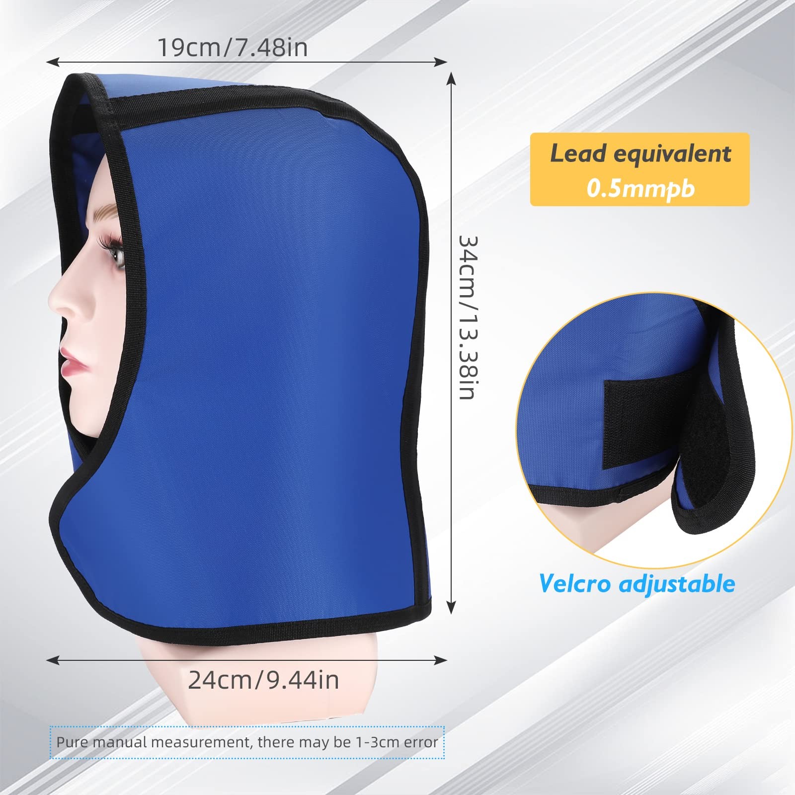 Lead caps – 0.5mmpb X-Ray Hat with Thyroid Shield for Adult