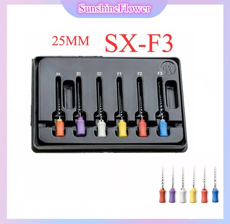 Dental Endo Hand Use Niti Universal Rotary Hand Use Root Canal File 25mm SX-F3