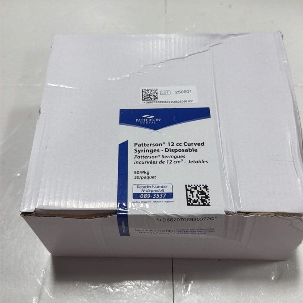 Patterson 12 cc Curved Syringes – Disposable