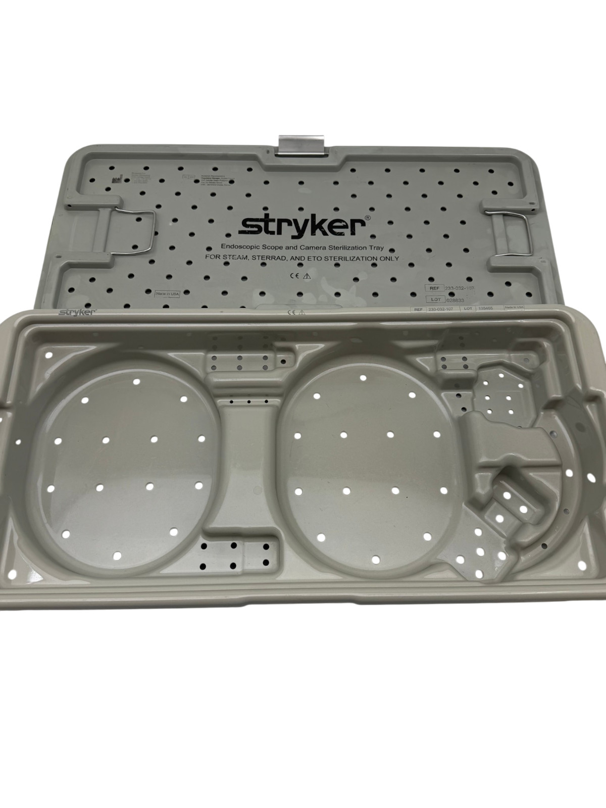 Stryker 233-032-107 Endoscopic Scope and Camera Sterilization Tray