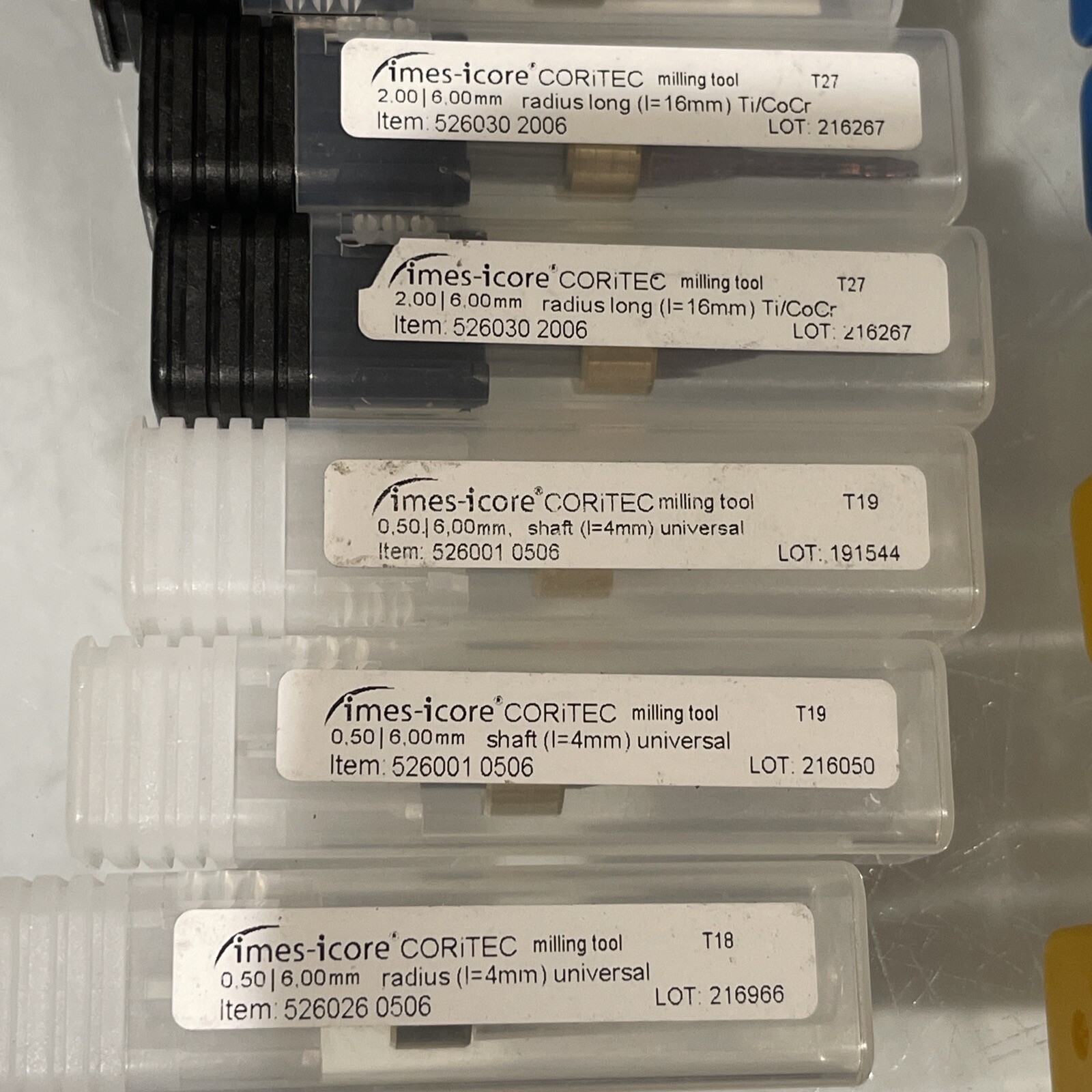 Qty 23 New Imes-icore Dental Milling Tools Multi sizes See Details LOT