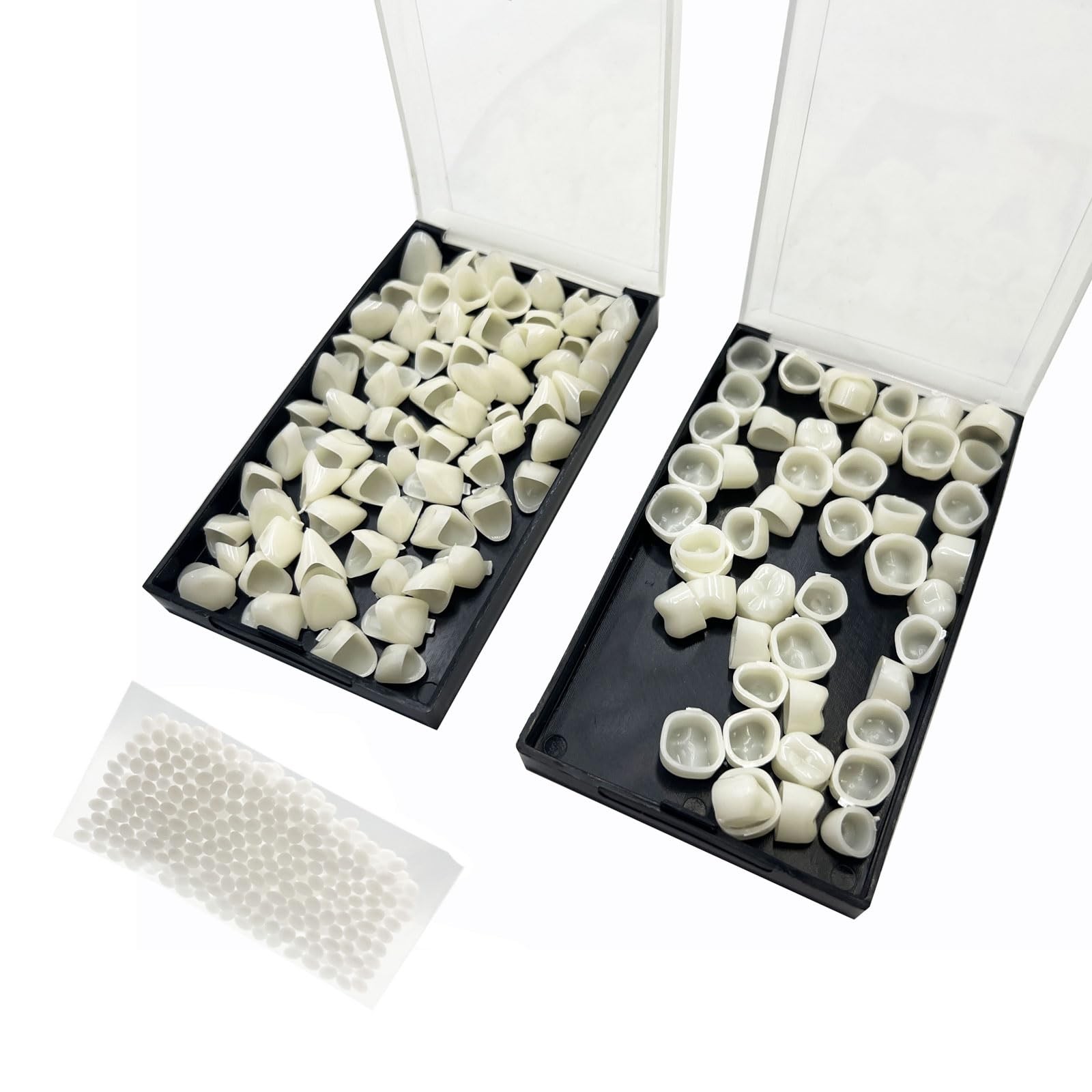 120 Pcs False Teeth Crown Repair Kit Dental Anterior 1 Count (Pack of 120)