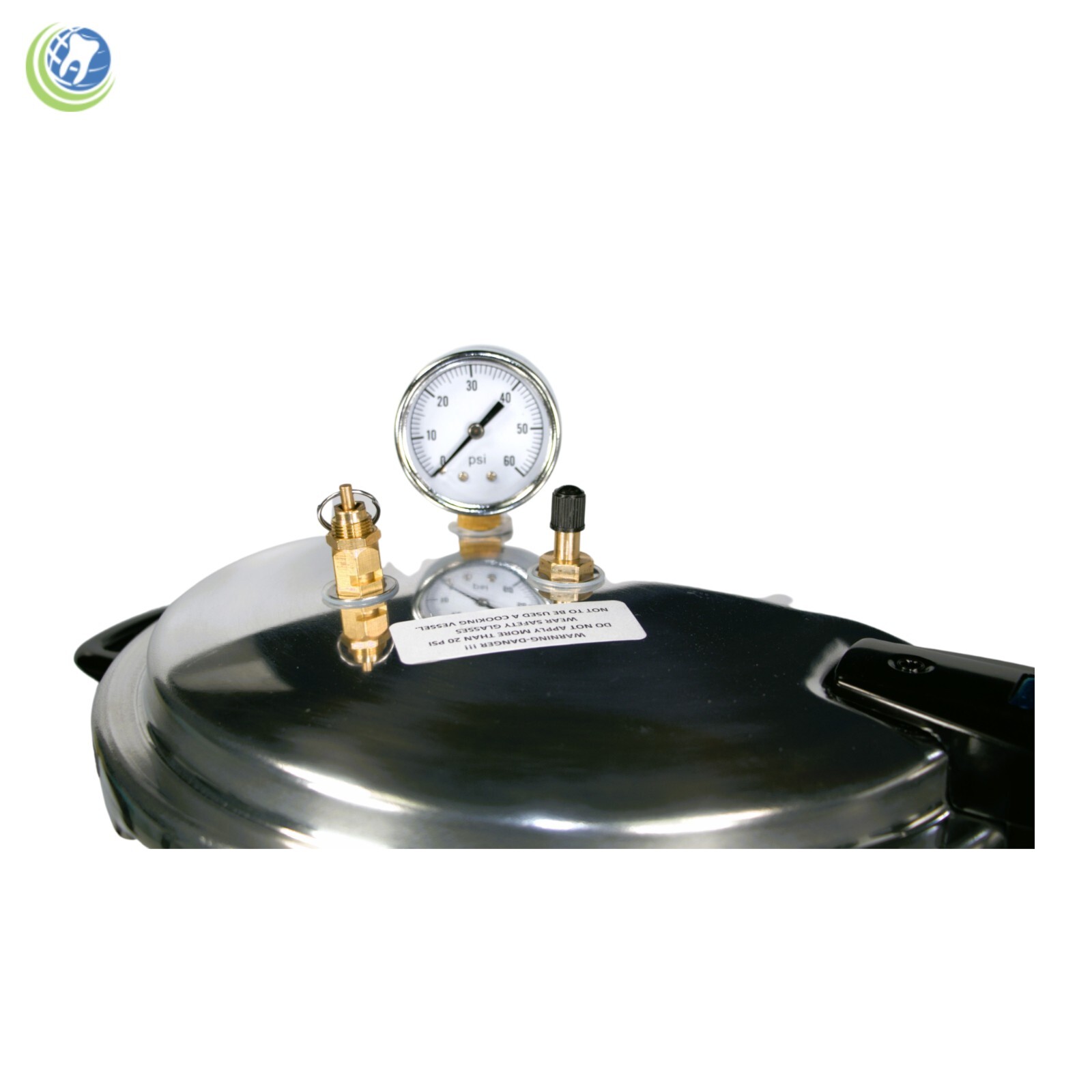 Dental Laboratory Pneumatic Curing Pressure Pot 6 Quarts (5.68 Liters) Aluminum