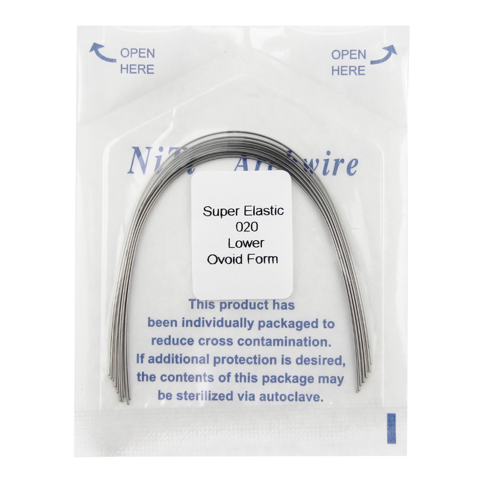 Orthodontic Arch Wire Niti Round Rectangular Ovoid Natural arcos de ortodoncia