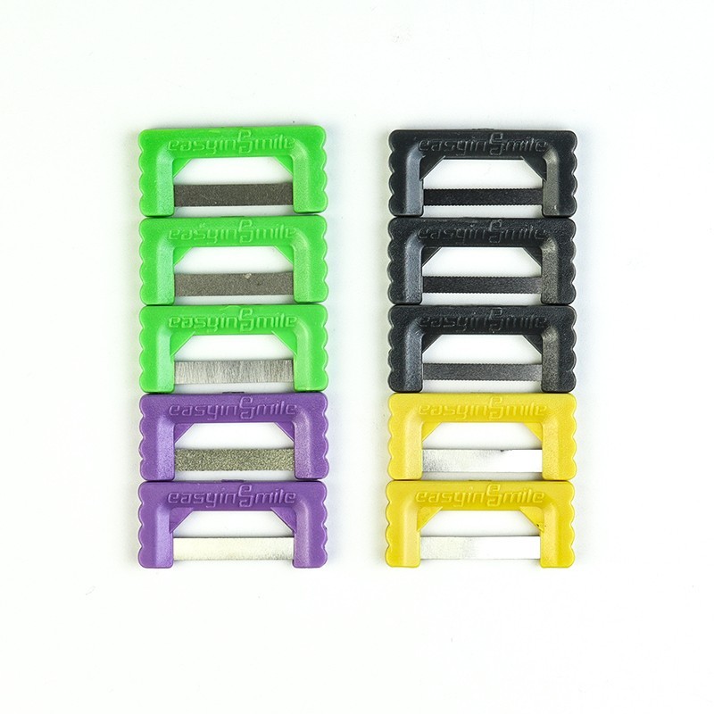 Orthodontic Interproximal Reduction Strips Dental IPR System Kit Hand 10Pcs/Set