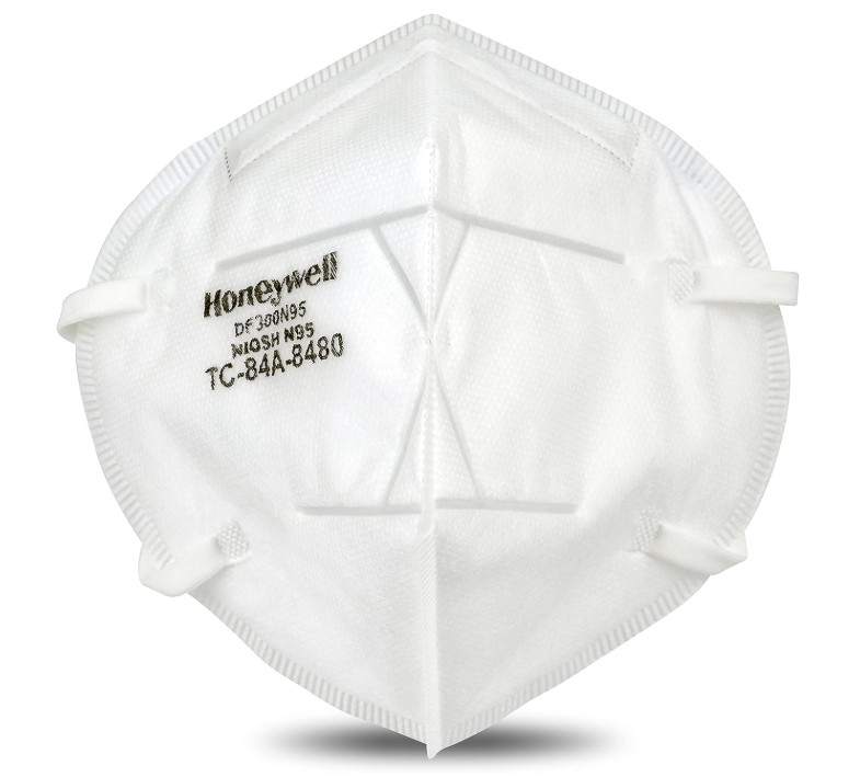 Honeywell Safety DF300 N95 Flatfold Disposable Respirator- Box of 50, White,One
