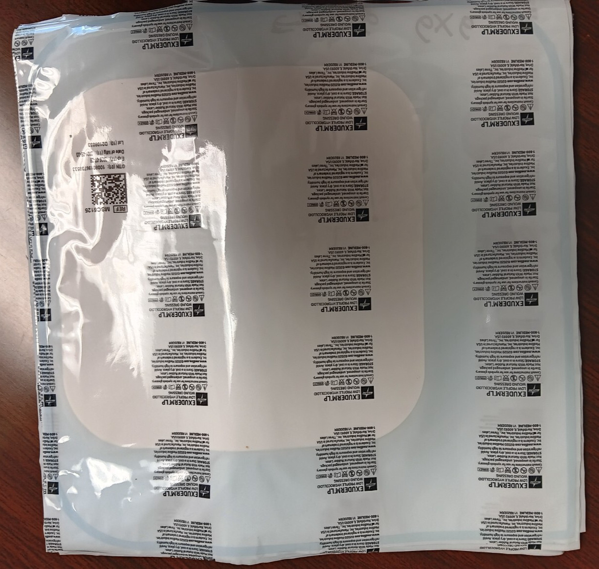 Medline Exuderm Satin Hydrocolloid Wound Dressing 4″x4″ Lot of 10 MSC5125