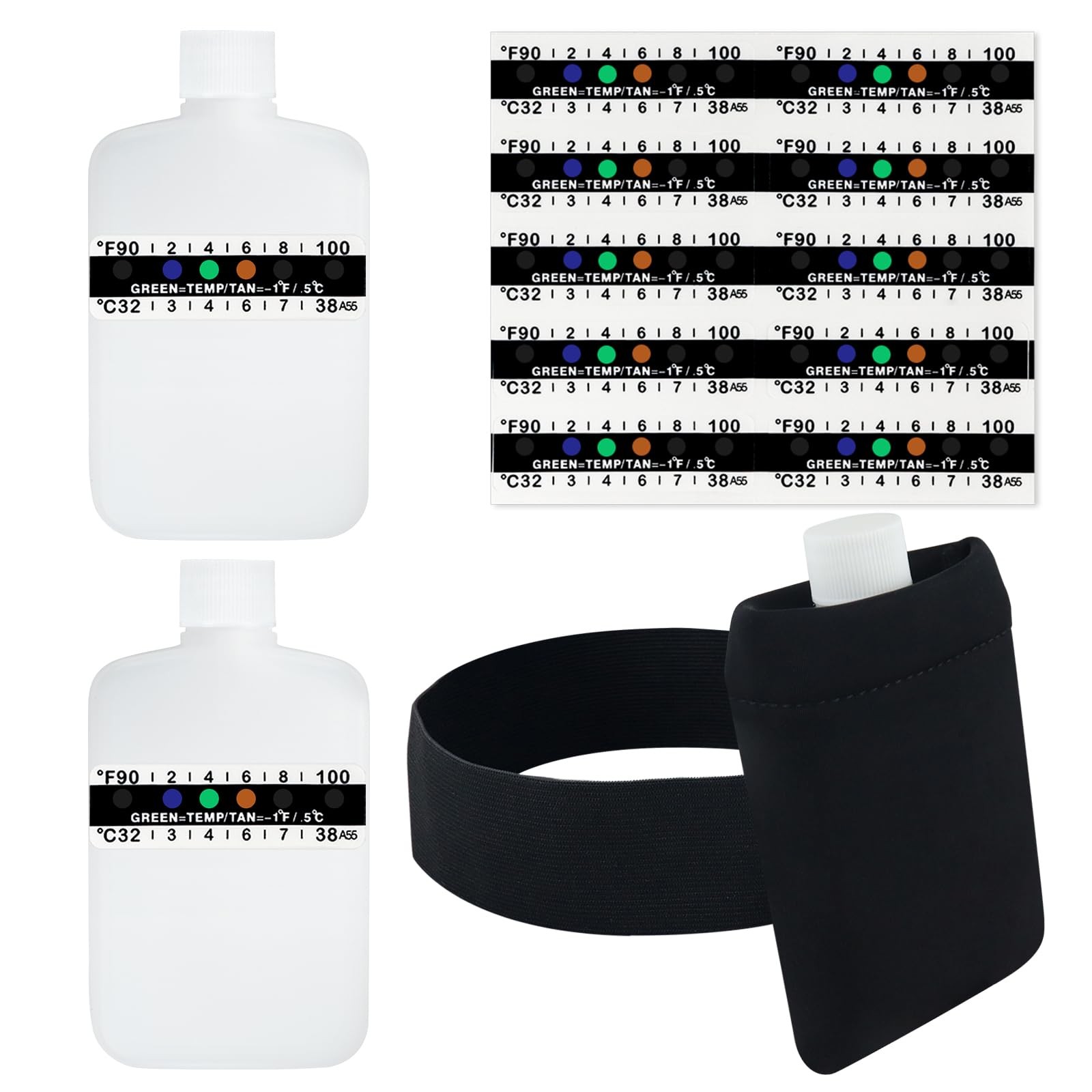 3oz Urine Test Complete Kit, 2 Smaller 2.16 * 1 * 3.9 inches, Translucent
