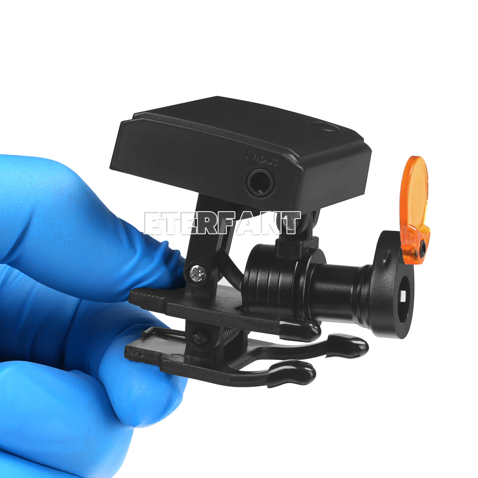 Dental 5W LED Wireless Headlight Lamp Clip Optical Filter for Binocular Loupes
