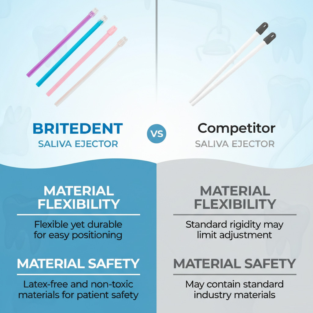 Dental Saliva Ejectors, Disposable Suction Tips Evacuator (Choose Color & Qty)
