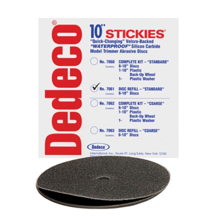STICKIES MODEL TRIMMER DISCS 10″ – STANDARD (50 GRIT) 6/BX