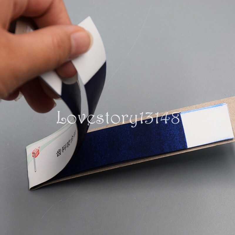 20 books/Box Practical Dental Soft Articulating Paper Thin Strips Blue 200 Pcs