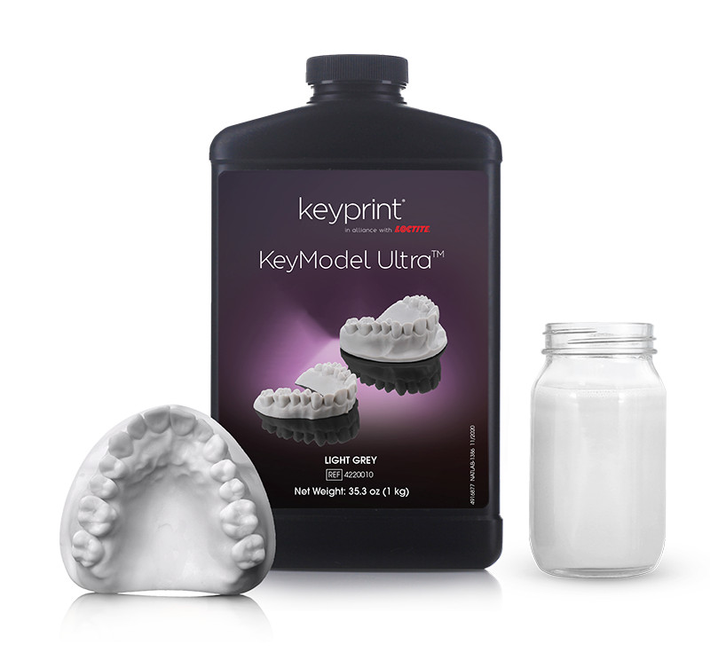 KeyModel Ultra Light Grey (1kg)Ultra-Fast Technology, Easy Thermoforming Release