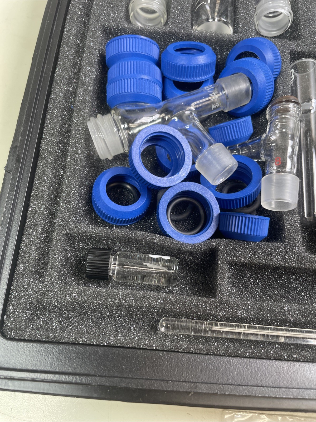 USED Kontes Microflex Williamson K-746000-0000 Chemistry Kit 18pc Glass + More 5