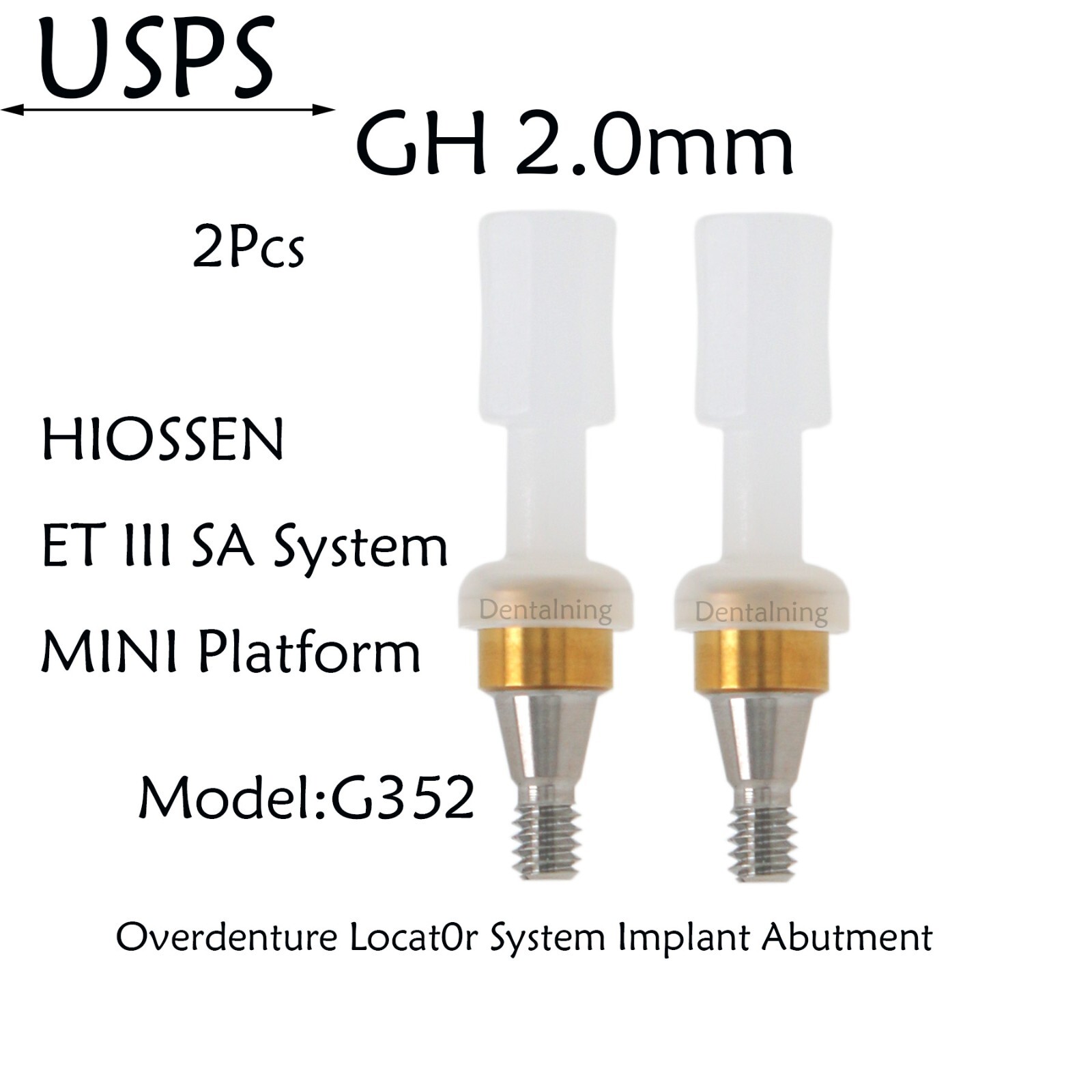 US HIOSSEN ET III SA/Osstem/DIO UF/Snucone Mini Locator Abutment For 1-6mm