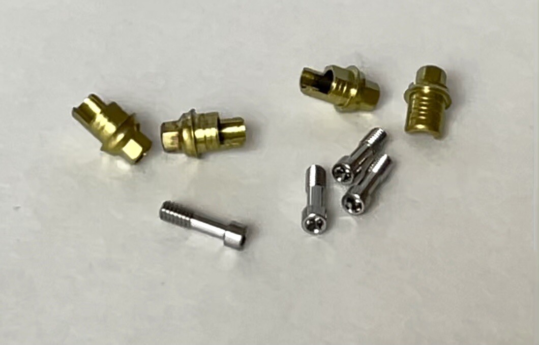 Ti-Base Interface CAD CAM Internal Hex RP, Dental Implants Set Of 4
