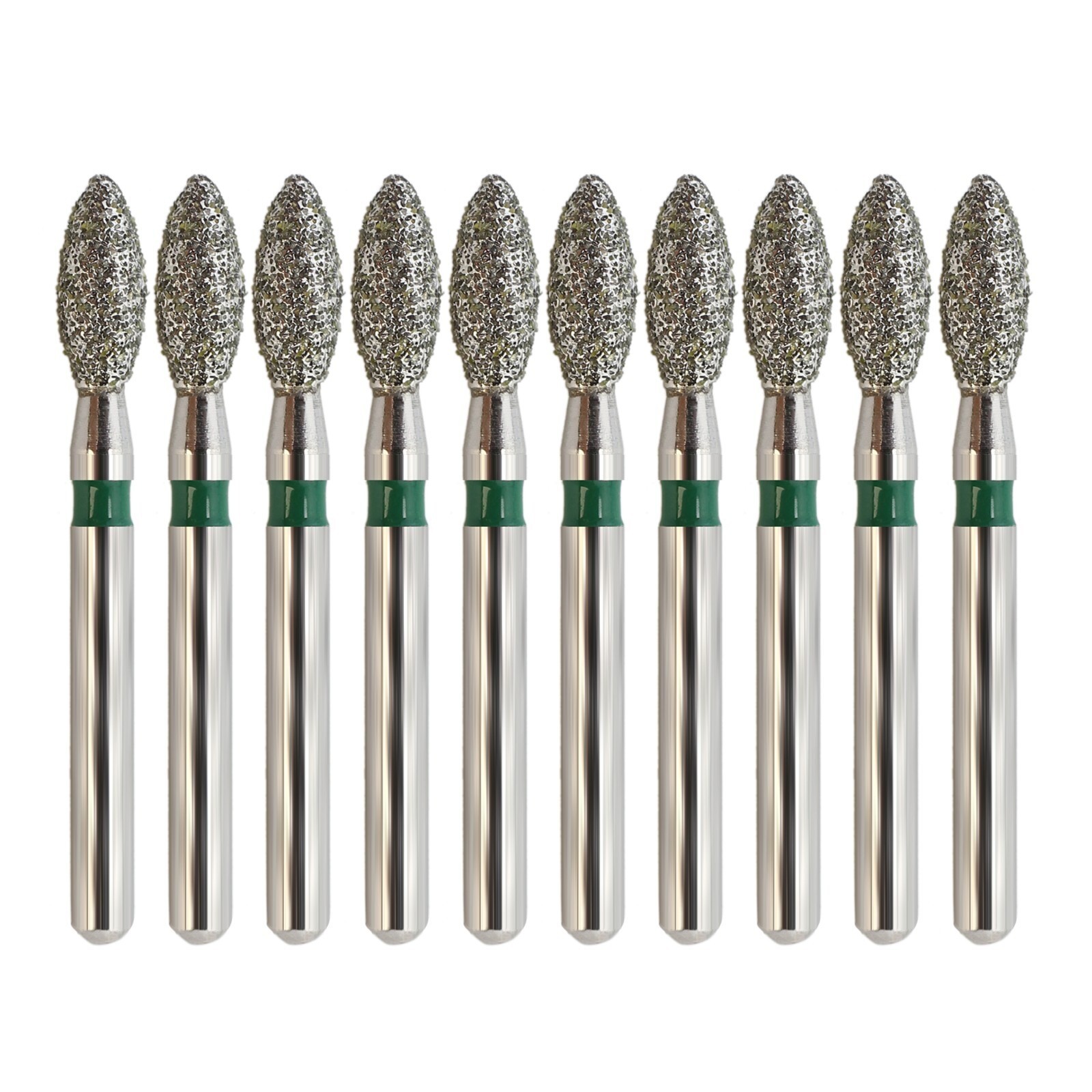 Multi-Use Dental Football Diamond Burs Egg 368/023C Coarse Grit Friction Grip