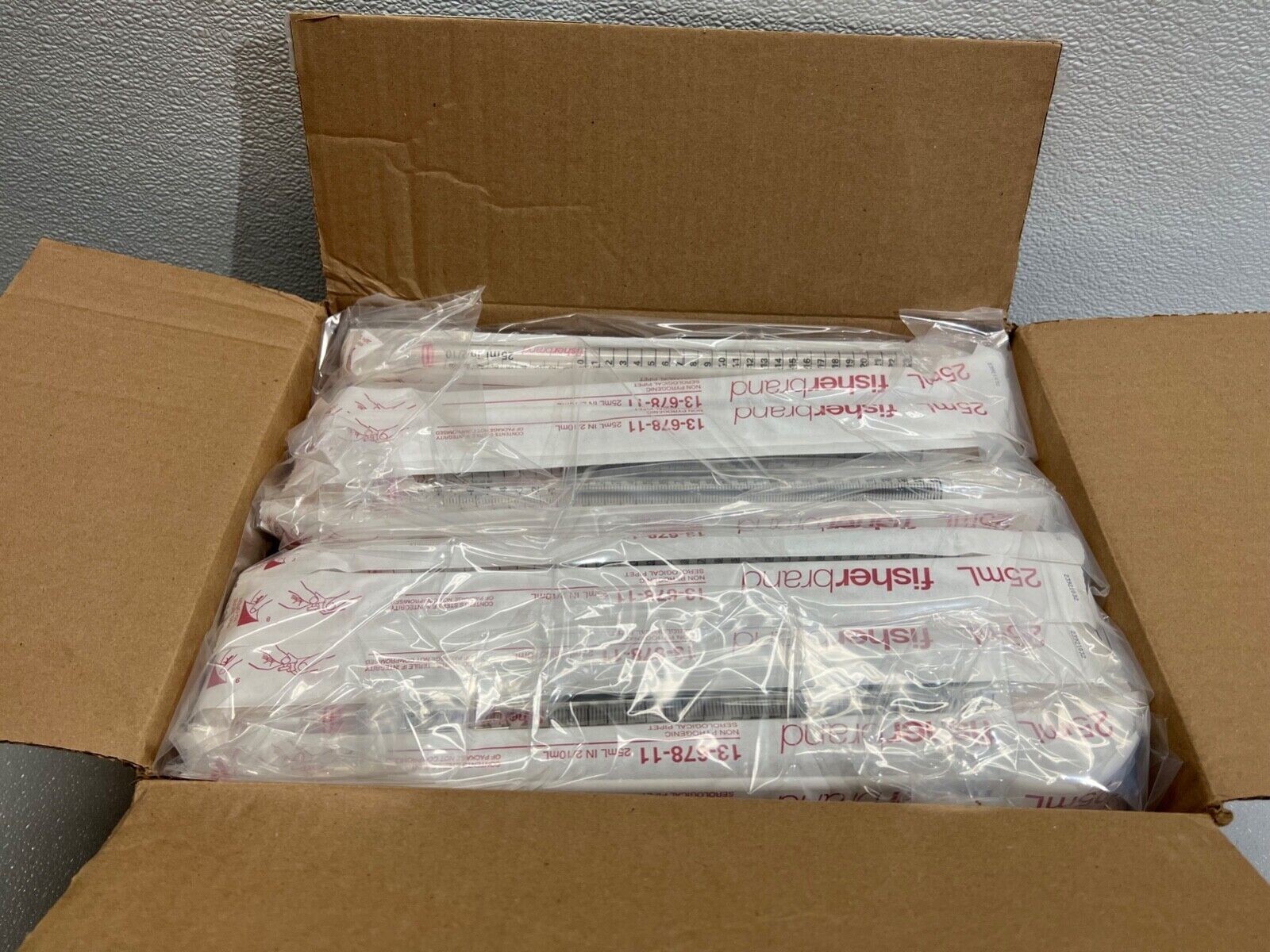 Fisher Scientific Cat No 13-678-11 Fisherbrand 25mL Disposable Serological Pipet