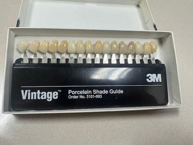 Unitek Crystar Porcelain Shade Guide Order No. 5101-993