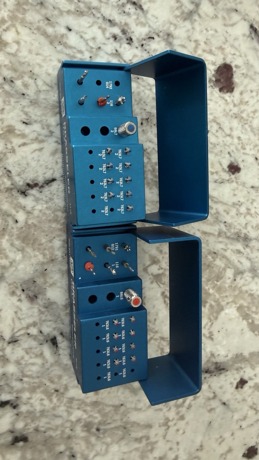 Brasseler Block Active Blue And Red Posts Kits