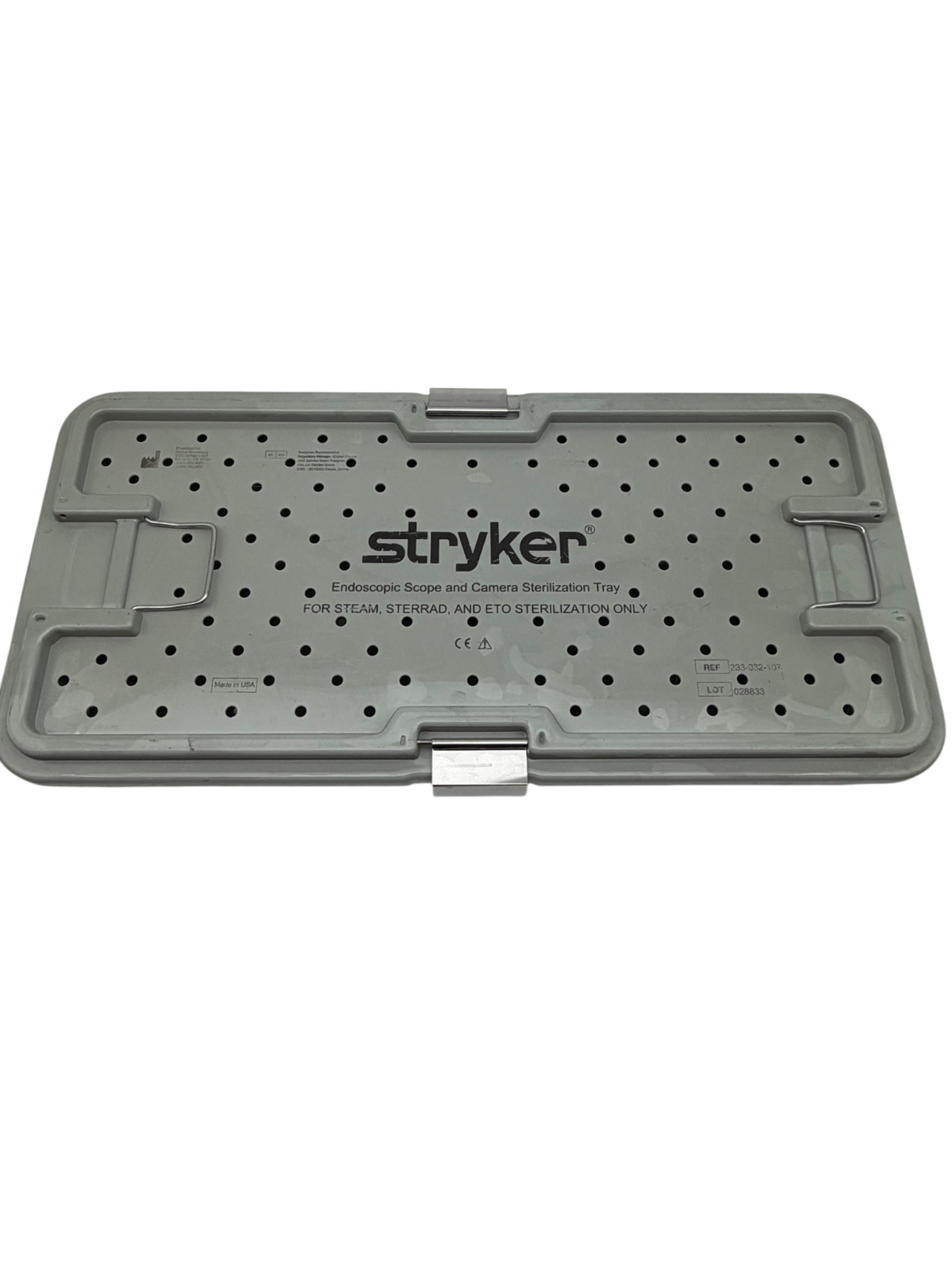 Stryker 233-032-107 Endoscopic Scope and Camera Sterilization Tray