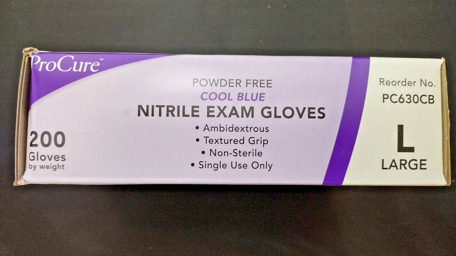 🔥ProCure Disposable Nitrile Exam Large Gloves Latex & Powder Free – 200 Gloves