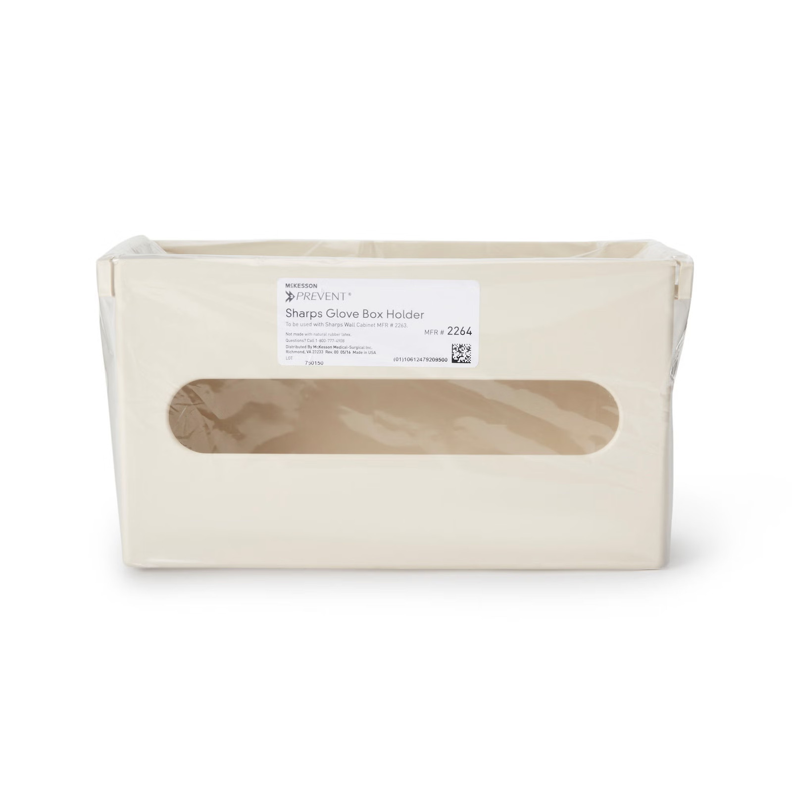 McKesson Prevent Glove Box Holder Putty Plastic 1-Box Capacity 2264 1 Each
