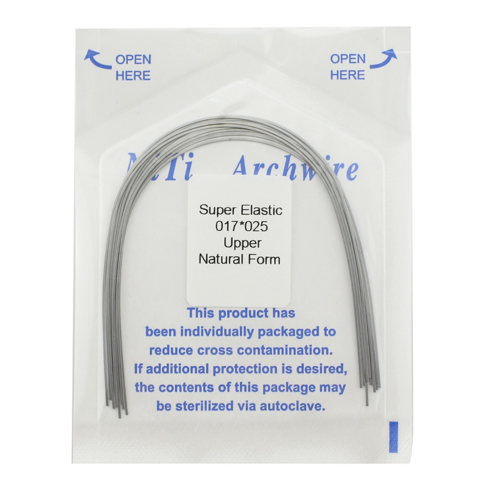 Orthodontic Arch Wires Dental Niti Super Elastic Rectangular Natural Ortodoncia
