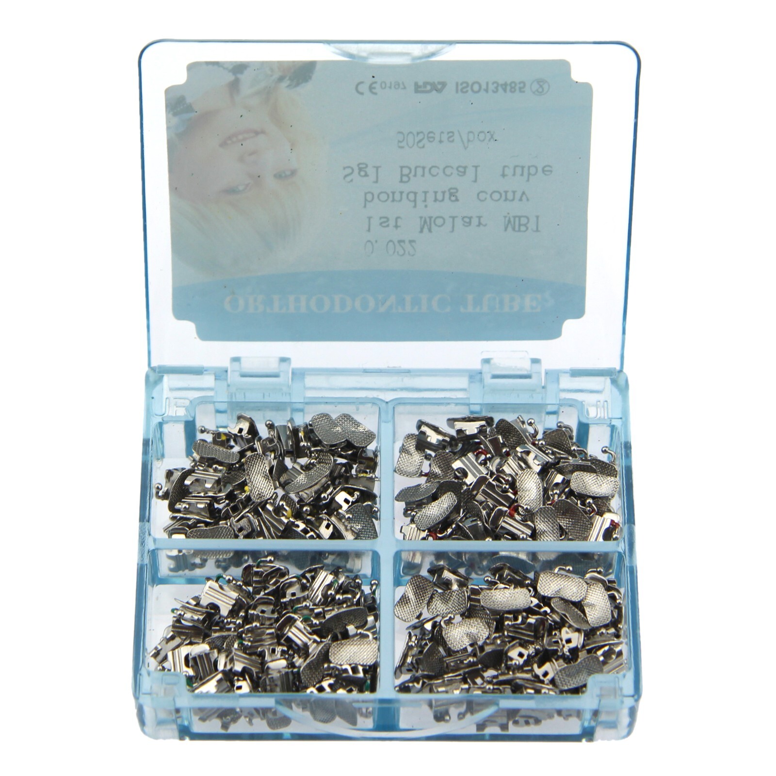 1000Pcs Dental Buccal Tubes Ortodoncia 1st 2nd Molar Mono Roth MBT 022 Non-Con