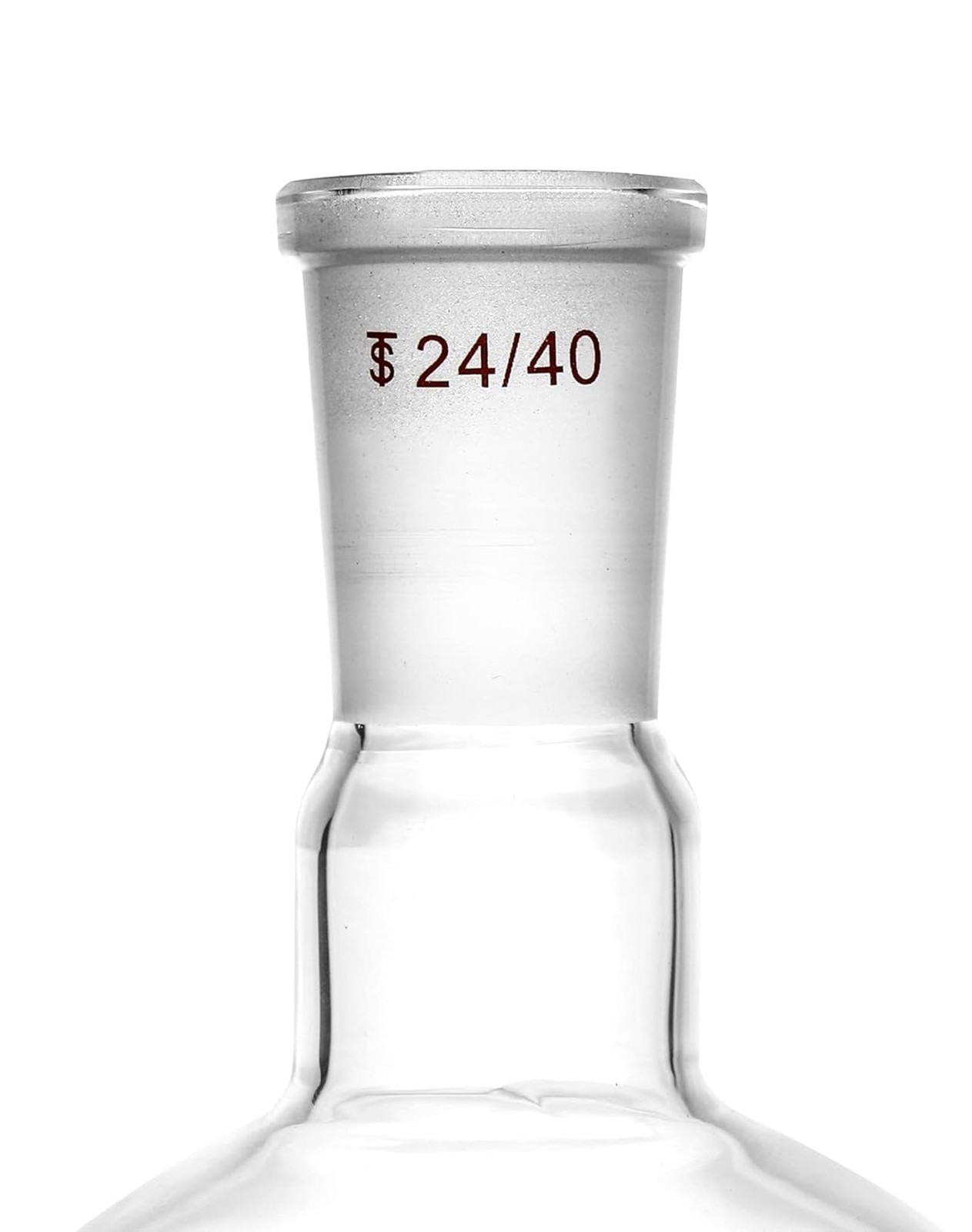 Laboratory Glassware Boiling Flask 500ml Flat Bottom 24 40 Taper Joint 2 Pack