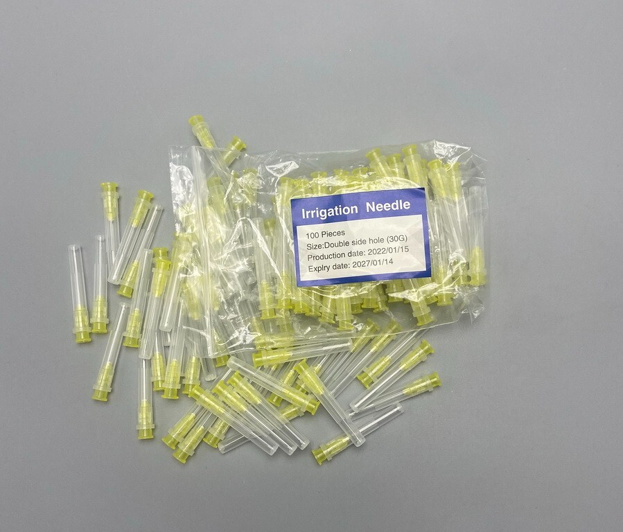 Dental Disposable Endo Irrigation Needle 25G/27G/30G 2-Side Hole Syringe Tips