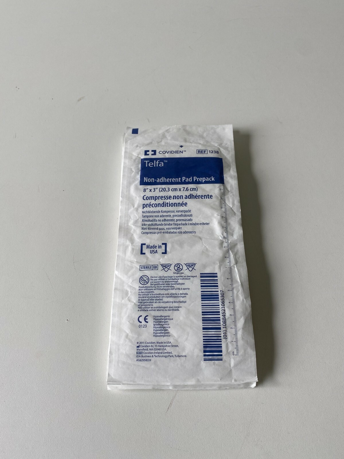 K40: Lot of 6 Covidien 238 Telfa Non-adherent-Pad Exp. 01-2025