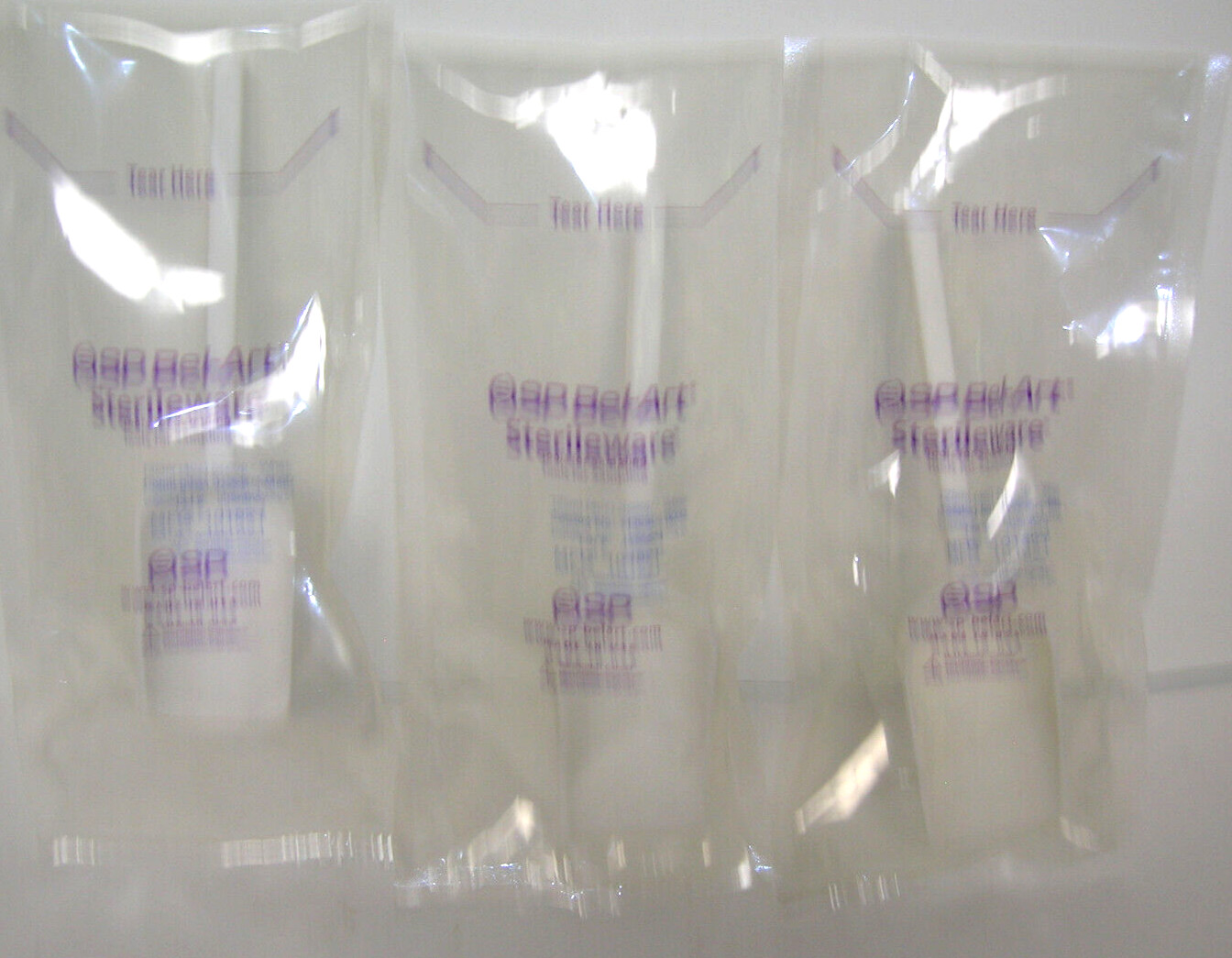 Qty 3 Scoop; 125ml (4oz), Individually Wrapped SP Bel-Art Sterileware