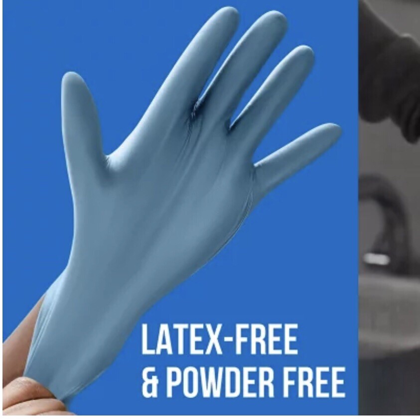 EQPT Blue Powder-Free Nitrile Gloves, 2 pk., 300 ct.