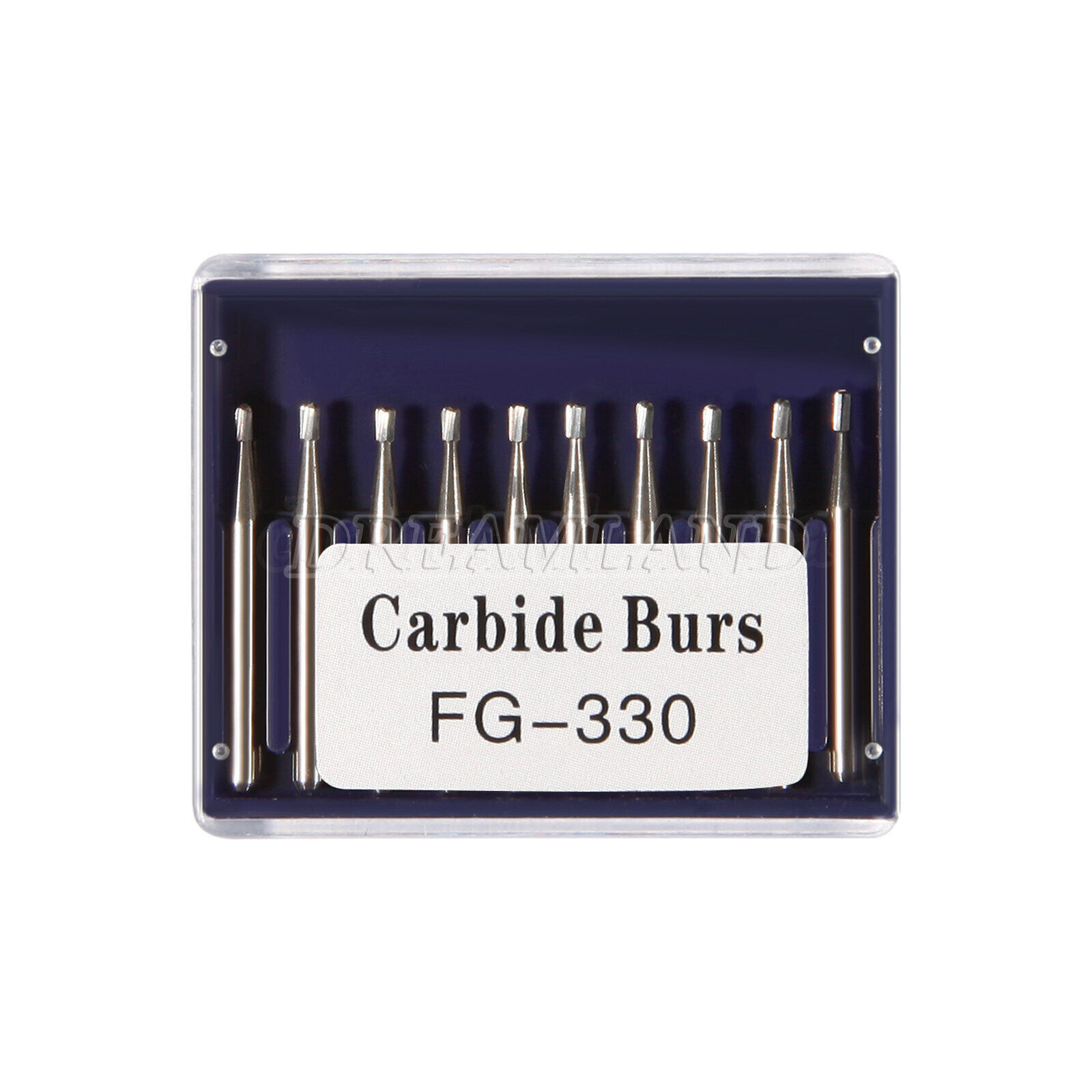 Lots Dental Burs FG 330 245 Carbide High Speed Pear Domed Fissure Friction Grip