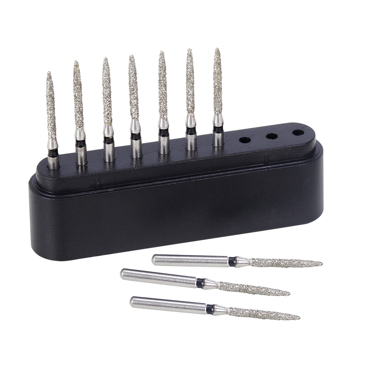 10 PCS Dental Super Coarse Diamond Burs Drills FO-11S for High Speed Handpiece