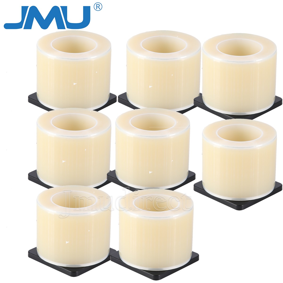 8Rolls Dental Barrier Film Clear-Color Medical Tape Adhesive 1200 Sheets 4″x6″