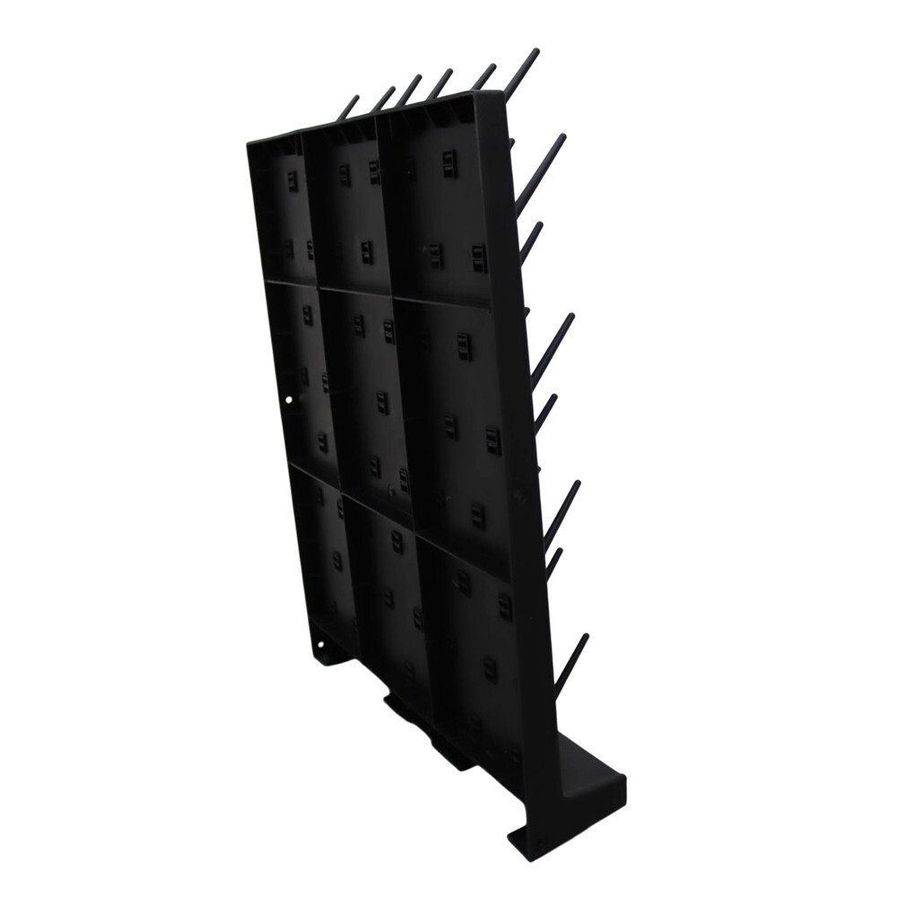 52-Pegs PP Drying Rack Single Side Cleaning Board for Test Tubes Flasks Draining