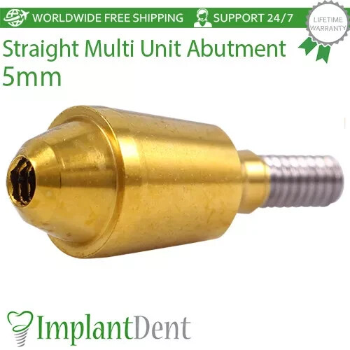1x Dental Straight Multi Unit 1.6mm Prosthetic Int Hex 2.42mm