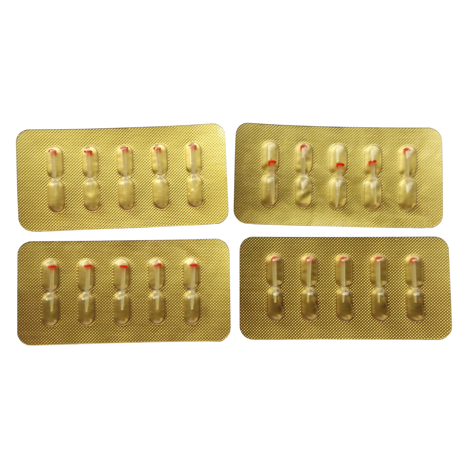 Dental Glass Straight Fiber Post Blister Resin Post 1.0mm 1.2mm 1.4mm 1.6mm