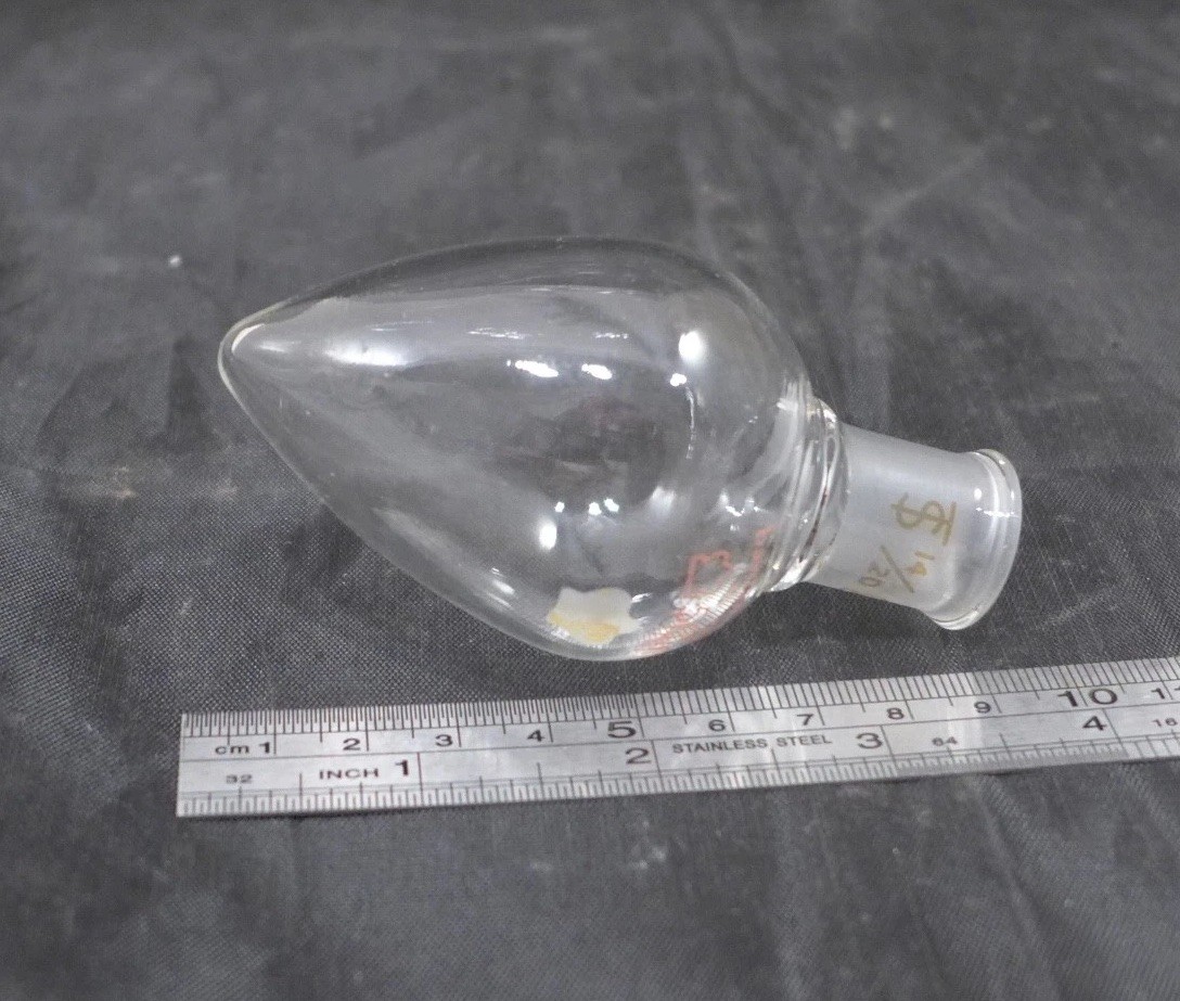 KIMBLE Kontes Pear-Shaped Flask, 50mL, ST 14/20 #294250-0050