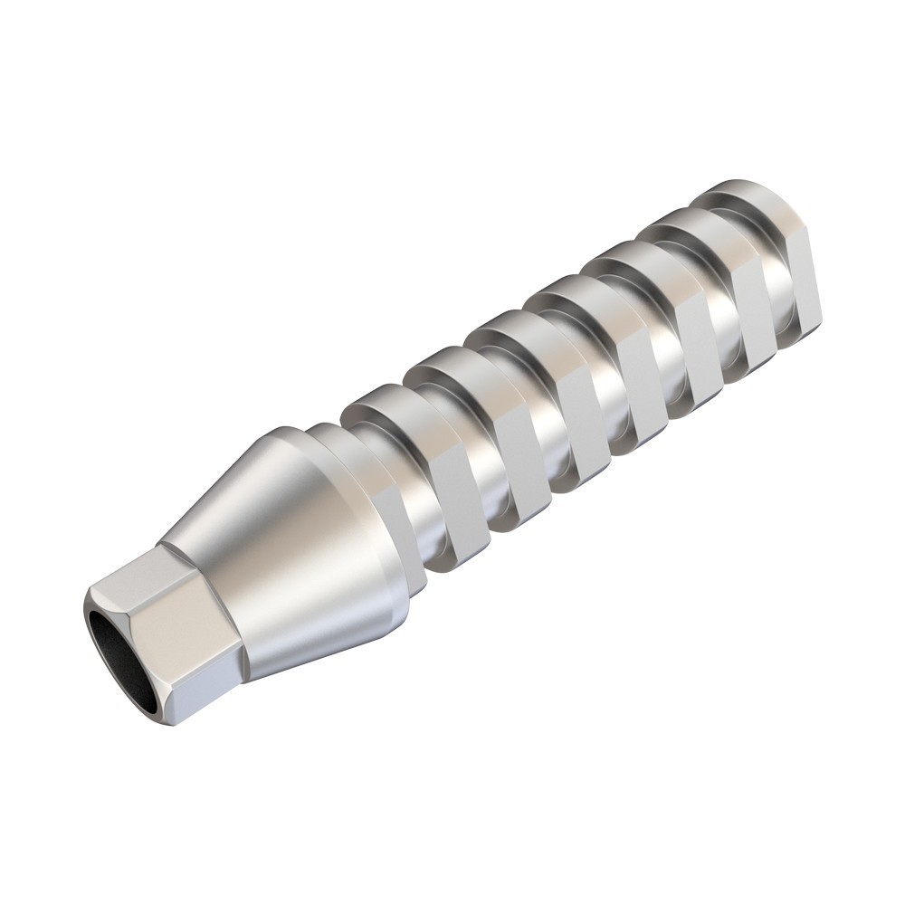 5pcs Temporary Straight Titanium Abut men ts With Screws Conical NP Platform