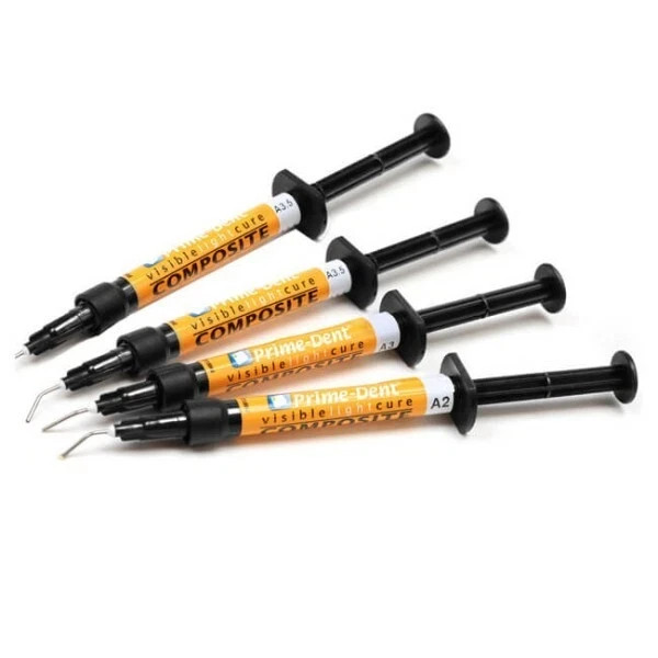 4 x 2gm Pack of PrimeDent Visible Light Cure Flowable Composite Syringe