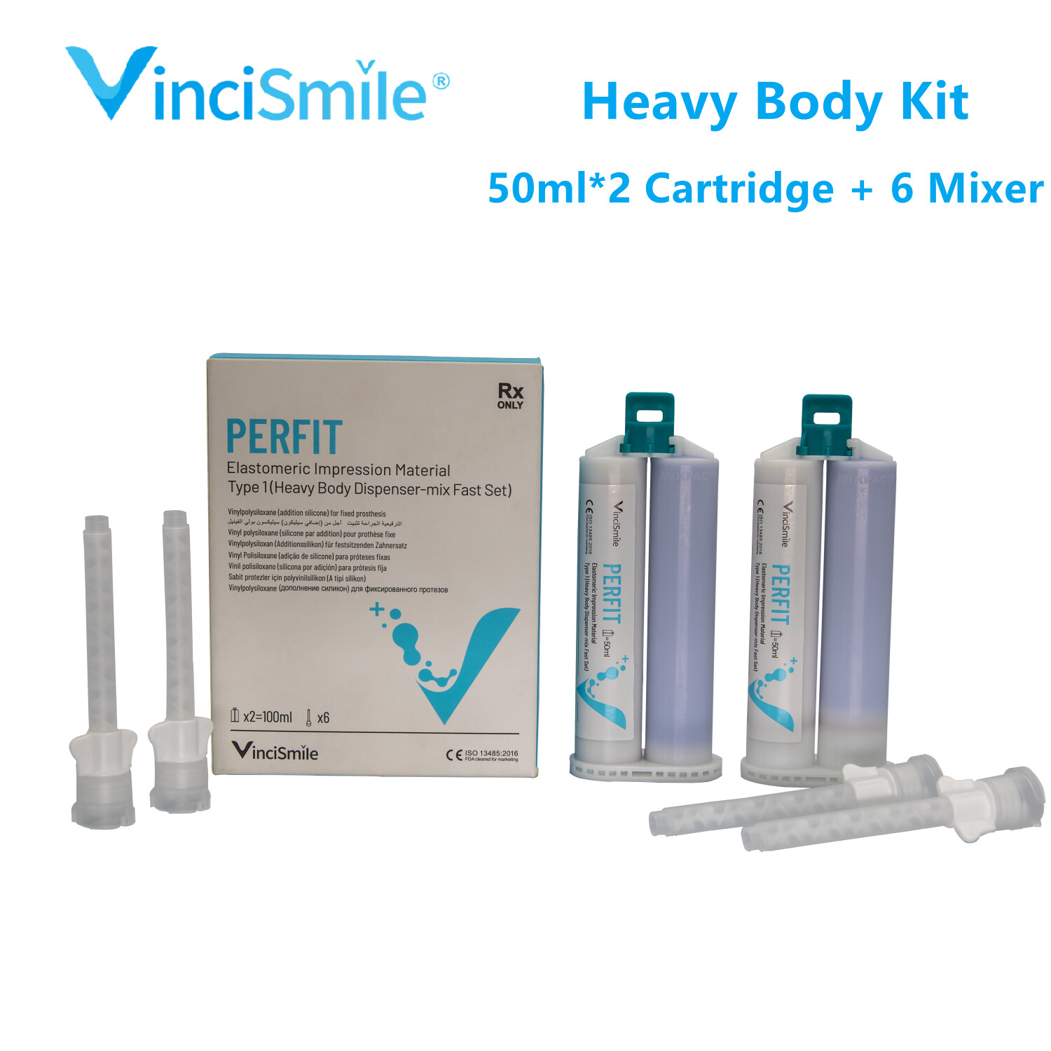Dental VPS PVS Crown & Bridge Impression Material Heavy Body Auto Dispenser