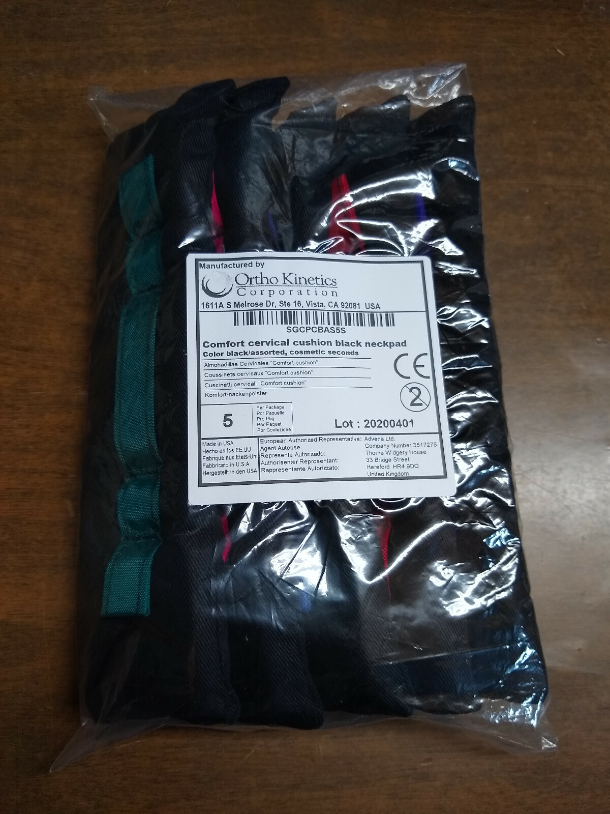 Ortho Kinetics Comfort Cushion orthodontic neckpad assorted color strap – New!