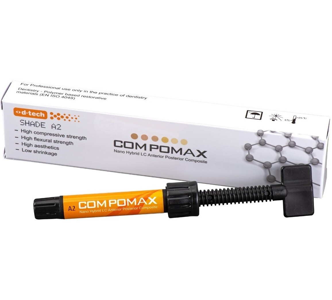 COMPOMAX Nano Hybrid LC Anterior Posterior Composite 4gm A1 A2 A3 (ANY ONE)