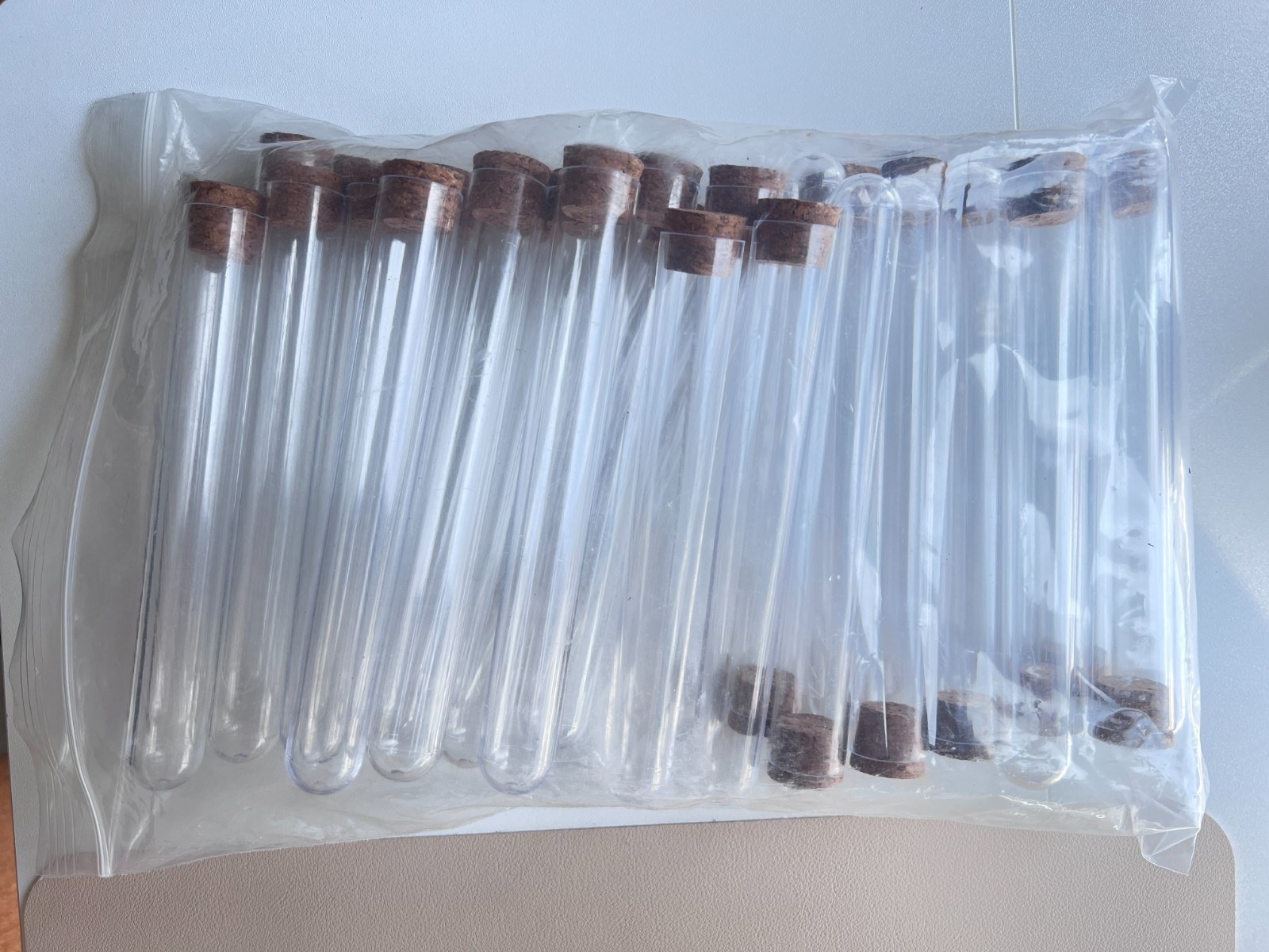 30 Pcs Clear Test Tubes With Cork Stopper – 30ML – 6″ Long – Party Favors